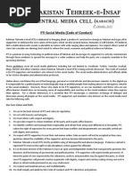 PTI Social Media Code of Conduct