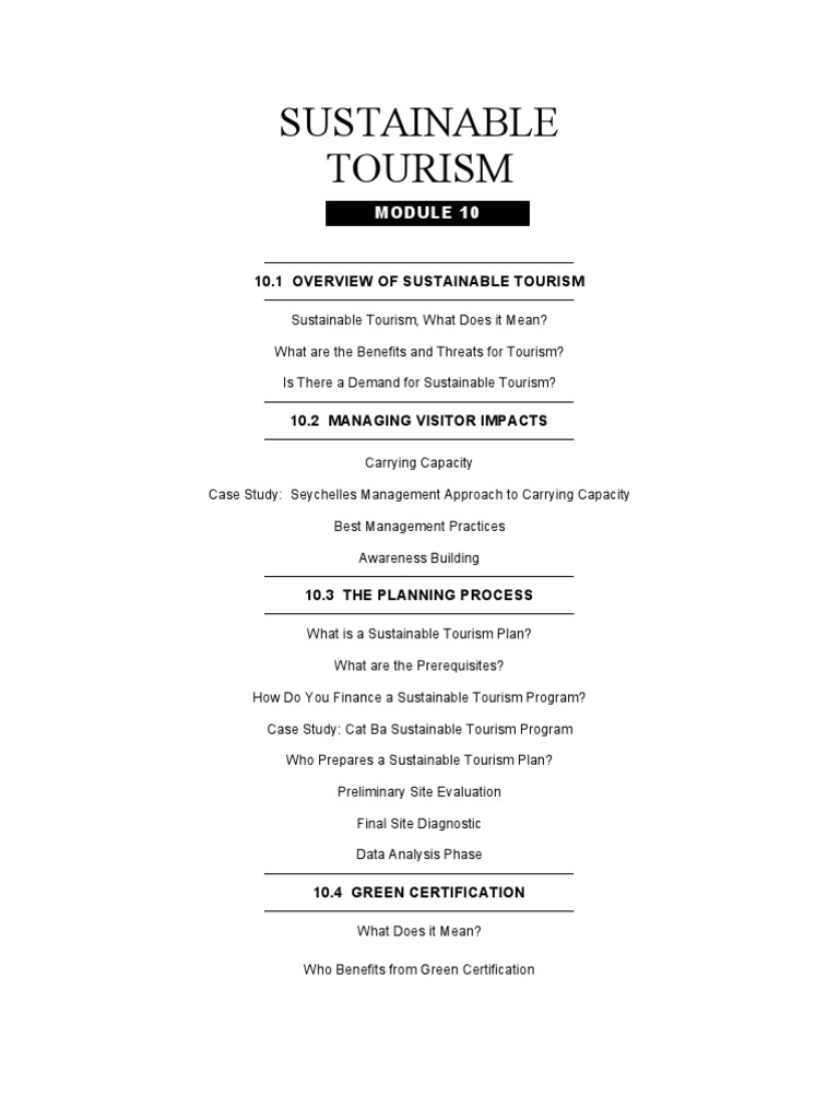 reframing sustainable tourism pdf