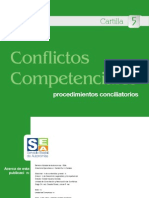 Cartilla CINCO Conflictos Competenciales