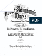 Schumann - Davidsbündlertänze, Ausgabe I