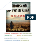 Novel Report, A Thousand Splendid Suns (Autosaved)
