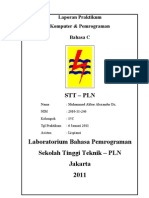 Laporan Praktikum Bahasa C