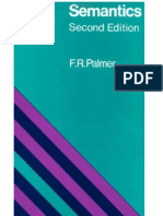 Palmer, f.r. - Semantics-A New Outline