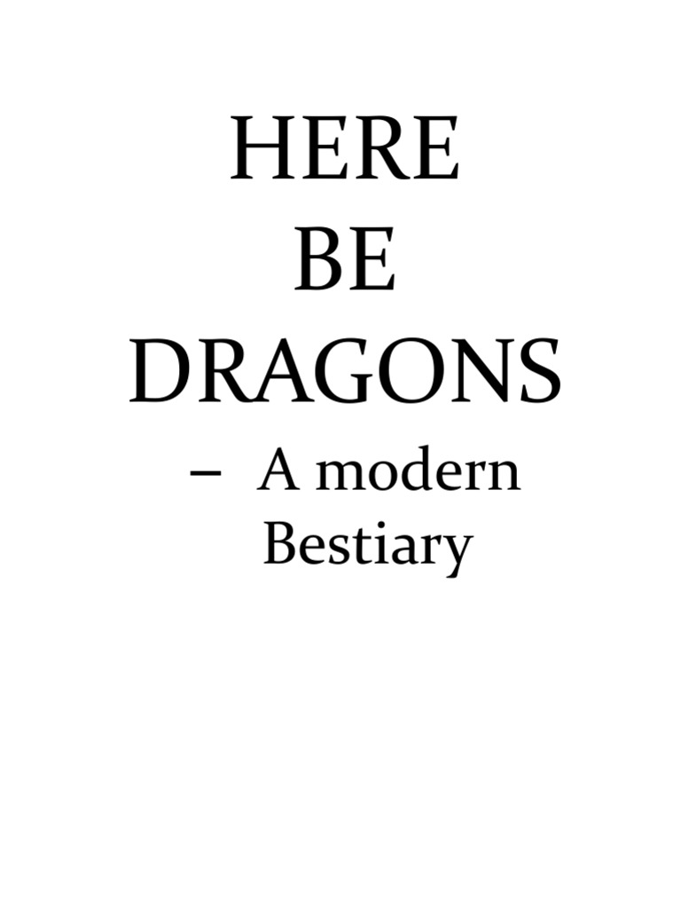 Here Be Dragons PDF Schizophrenia Atmosphere Of Earth pic