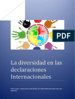 La Diversidad en Las Declaraciones Internacionales
