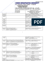 MBA I Sem 2012-Theory Date Sheet