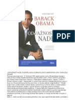 Barack Obama Odvažnost Nade