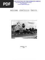 REGIME JURÍDICO ÚNICO DOS SERVIDORES PÚBLICOS DO MUNICÍPIO DE MORENO
