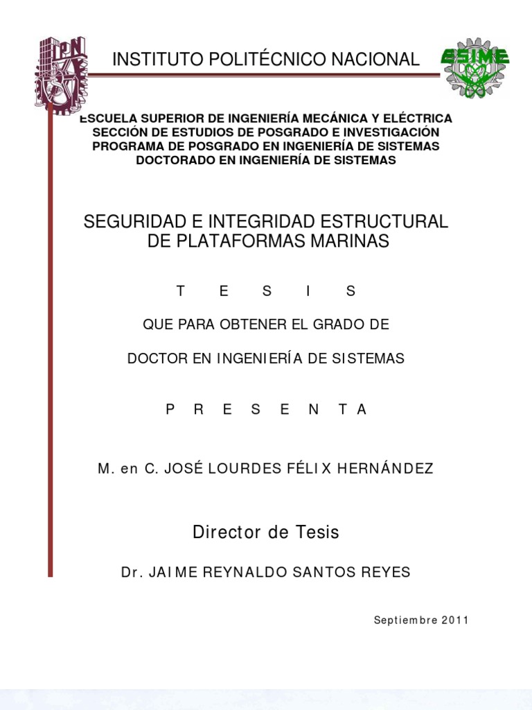 Tesis Doctoral de Lourdes Felix Henández PDF Estrés (Mecánica