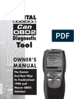 Digital Can OBD2 Diagnostic Tool 3100 Manual