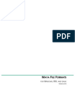 Maya File Formats