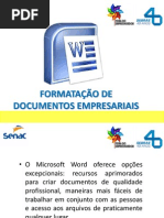 formatação de documentos