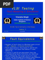 Vlsi Testing Vlsi Testing: Fltmdli &si Lti Fltmdli &si Lti Fault Modeling & Simulation Fault Modeling & Simulation