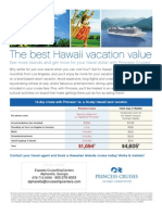 Princess Hawaii Vacation Comparison