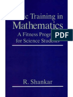 Basic Training in Mathematics: A Fitness Program for Science Students - R. Shankar