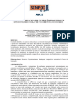 Recursos organizacionais de instituições financeiras