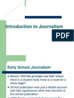 Introduction to Journalism LESSON