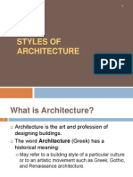 Styles of Architecture