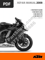 KTM RC8 Repair Manual