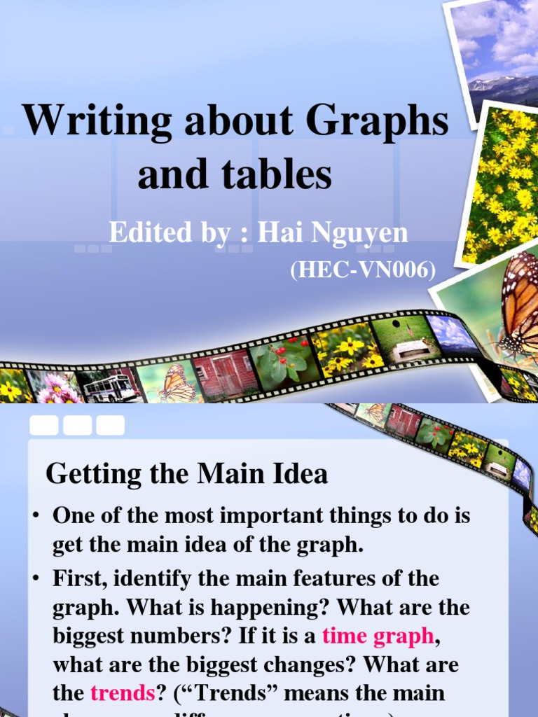 Unit 2 Writing About Graphs and Tables | PDF | Adverb | Adjective
