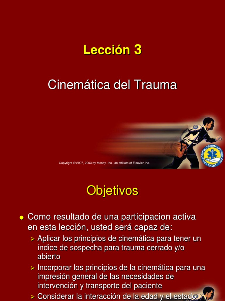 Cinematica Del Trauma | PDF | Lesión | Motocicleta