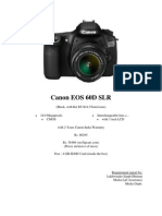 Canon EOS 60D SLR