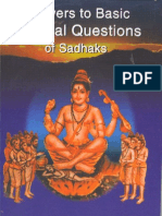 Answers to Basic Spiritual Questions of Sadhaks