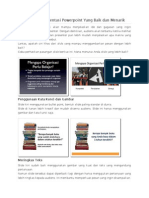 Contoh Slide Presentasi Powerpoint Yang Baik Dan Menarik