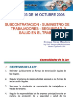 Seminario Sub Contratacion