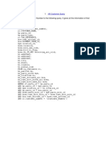 Business Case: Provide The Customer Number To The Following Query. It Gives All The Information of That Customer. Query