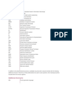 CISM Acronyms