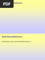 Kinetic Theory and The Gas Laws