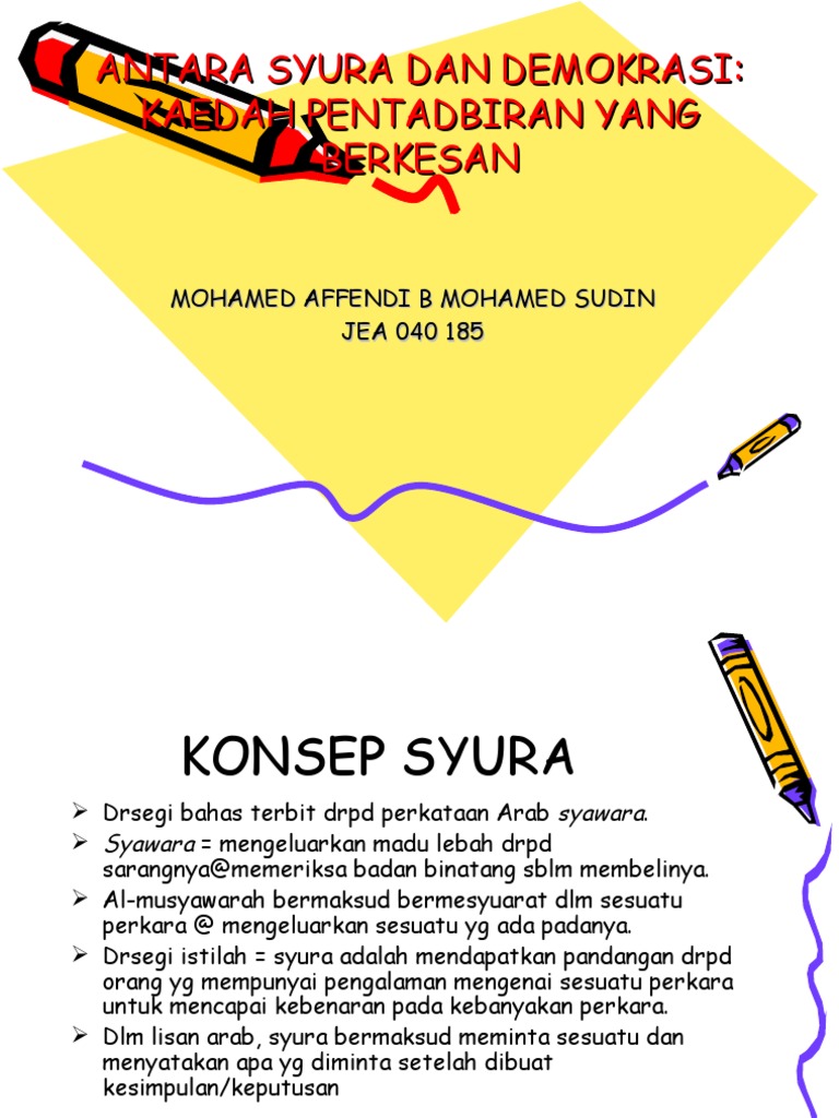 Antara Syura Dan Demokrasi Pdf