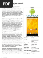 Android (Operating System) - Wikipedia, The Free Encyclopedia