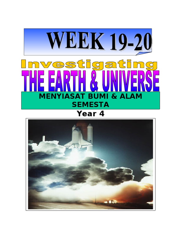 Peta Minda Sains Tema Menyiasat Bumi Dan Alam Semesta | PDF | Planet ...