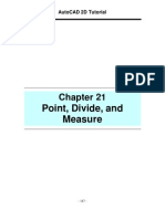 Point, Divide, and Measure: Autocad 2D Tutorial