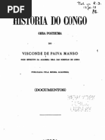 História do Congo, de Visconde de Paiva Manso
