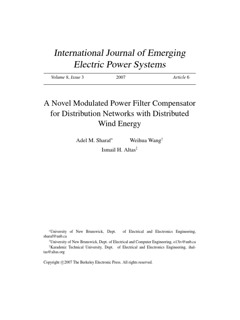 Power System Wind Energy | PDF