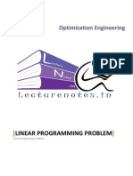 1 Linear Programming Problem