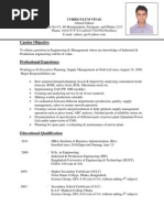 Ahmed Zaheer CV