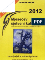 Mjesečev sjetveni kalendar za 2012