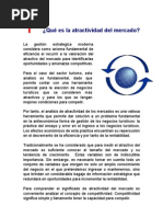 Atractividad del mercado