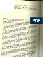 Mensaje A La Generación 1965-70 de Egresados de La Facultad de Filosofía, Letras y Psicología de La Universidad Autínima de Nuevo León. José Revueltas.