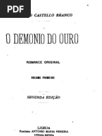 O demónio de ouro, de Camilo Castelo Branco