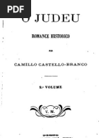O Judeu, romance histórico, de Camilo Castelo Branco