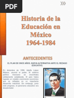 educacion en mexico 1964- a 1984