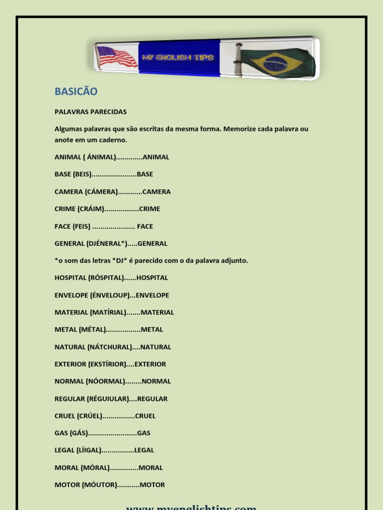 Curso Basico de Ingles | PDF
