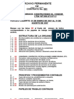 Idice Archivos Revisoria Fiscal