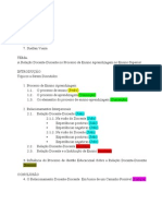 Esquema Seminário - Pós Ceut