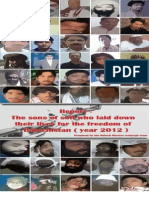 Baloch sons killed in 2012 - Report 2013